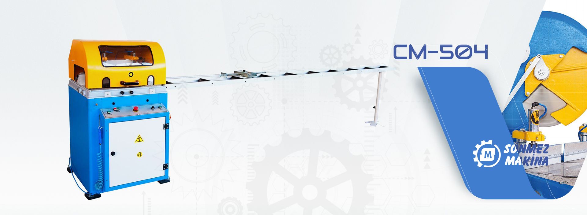 Otomatik Alttan ��kma Testereli Kesim Makinas� CM 504