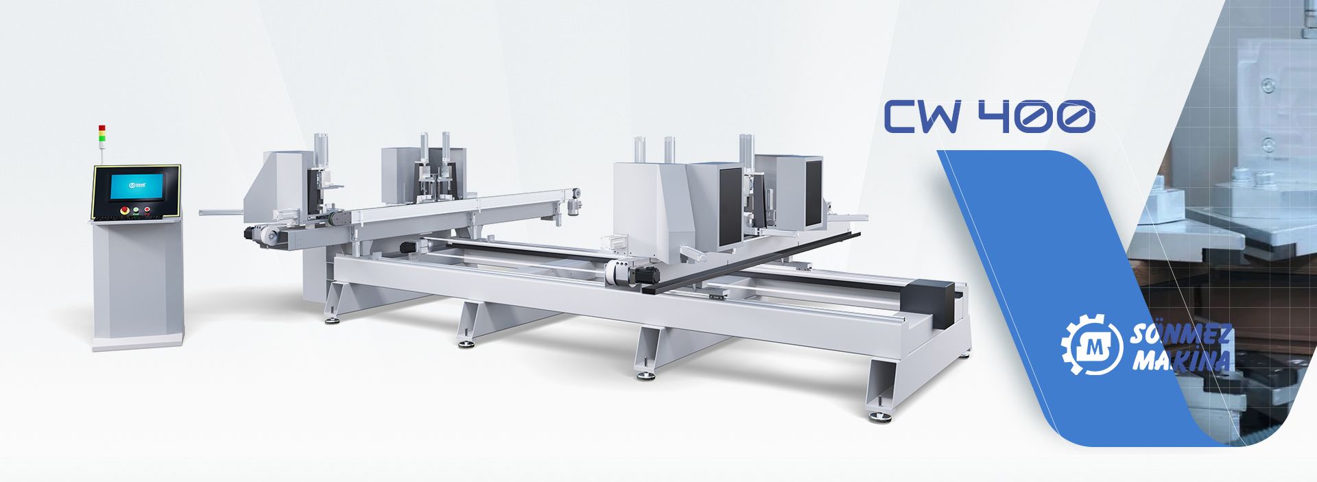 Pvc D�rt K��e Kaynak Makinas� CW400