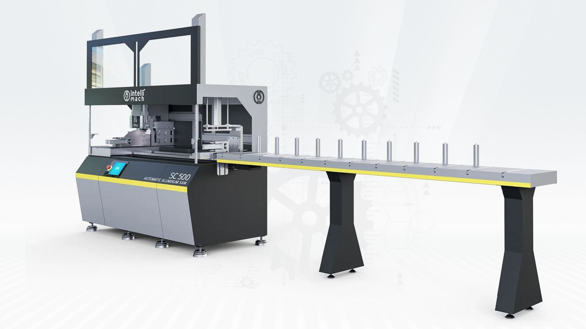 Otomatik Al�minyum Kesme ve Delik Delme Makinas� SC 500