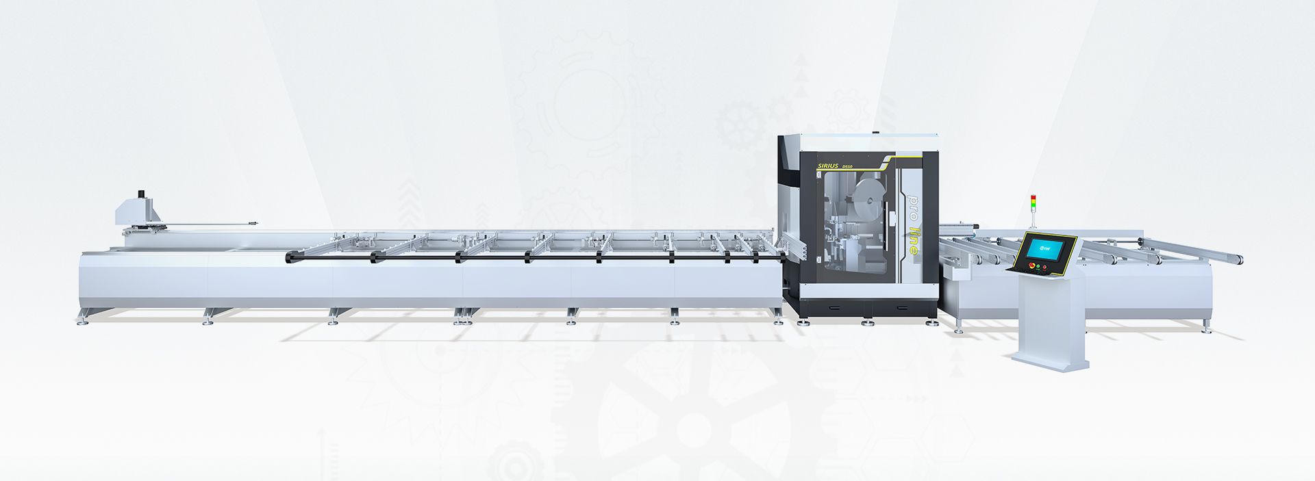 PVC Profil ��leme ve Kesim Merkezi SIRIUS D550