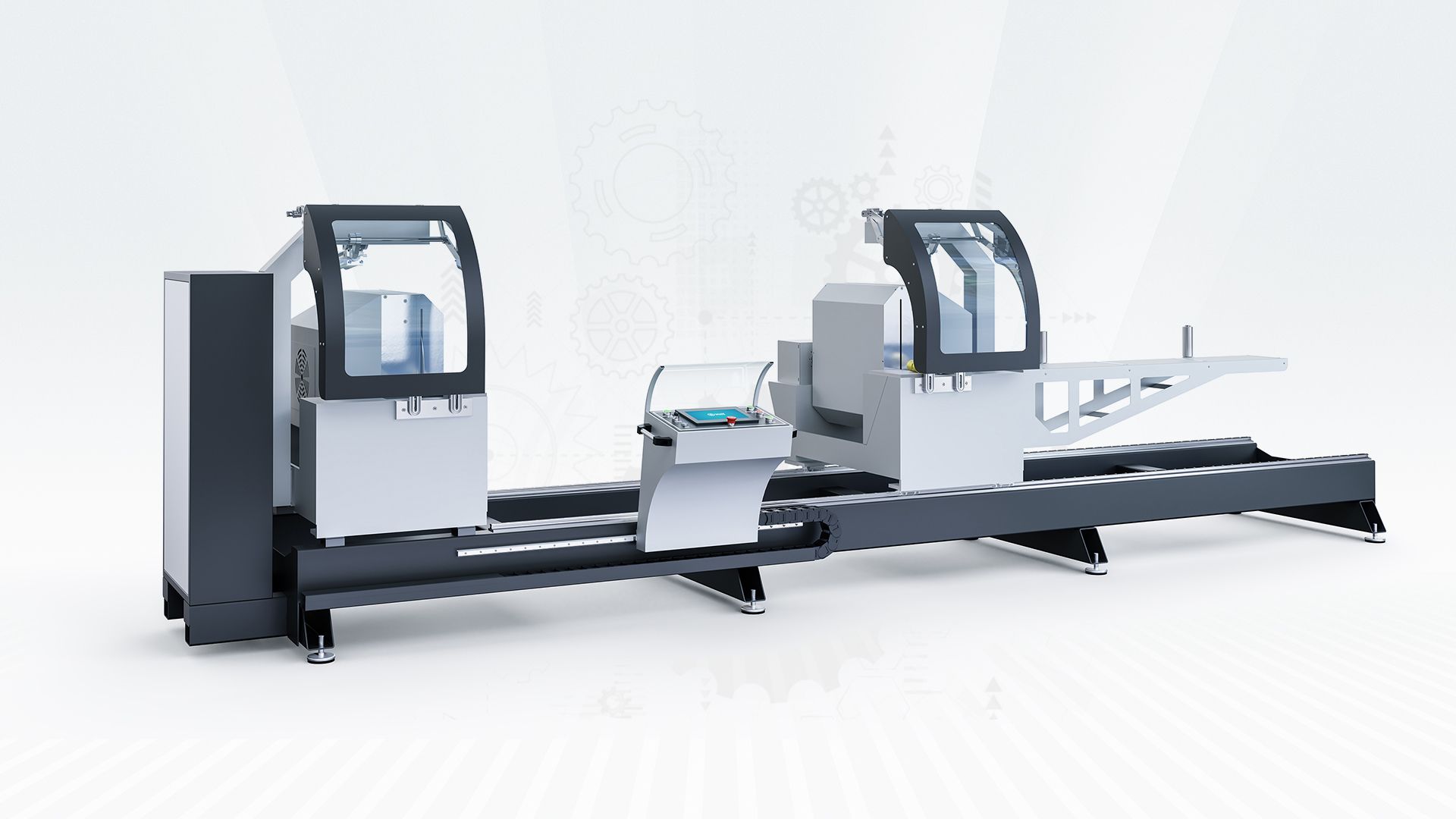 Otomatik �ift Kafa Kesim Makinesi 550 mm CKF 550